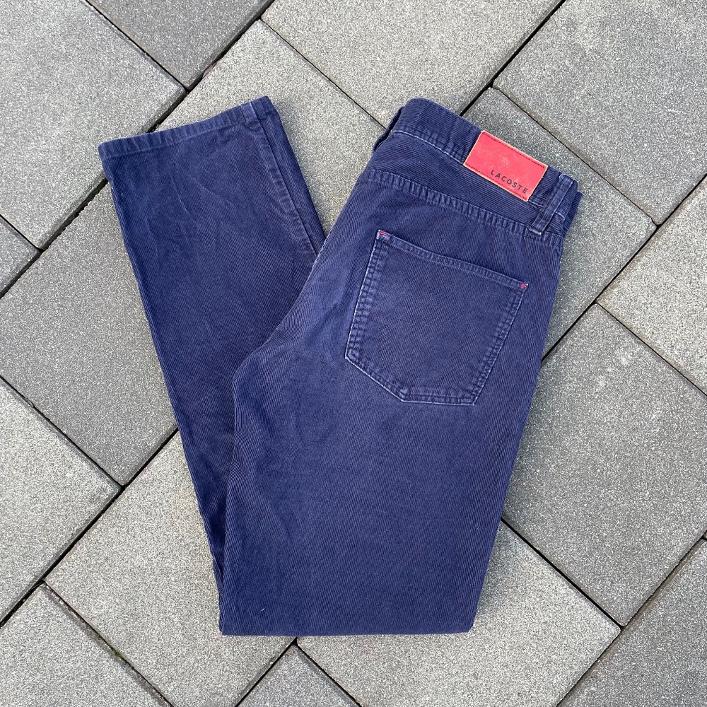 Lacoste Corduroy Pants - Size 32